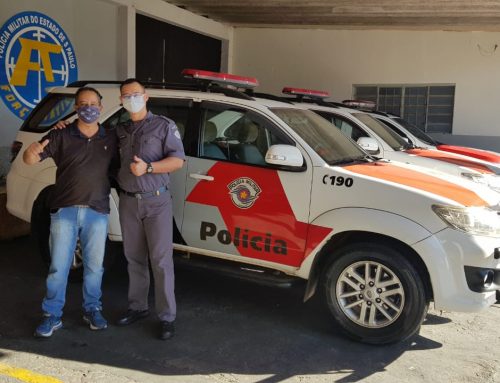 A STIMAS realiza doação de mais de 300 máscaras a Polícia Militar de Catanduva e Região